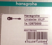 Hansgrohe Diverter for bath mixer until May 1987 13970000