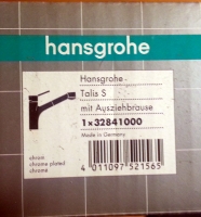 Hansgrohe Spueltischmischer Talis S chrom mit Ausziehbrause 32841000