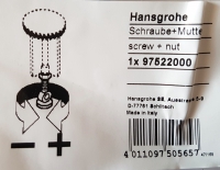 Hansgrohe Stellschraube Ablaufventil 97522000