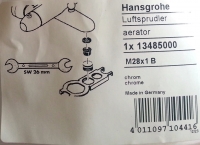 Hansgrohe Luftsprudler komplett Axor Wannenarmatur Aufputz 13485000