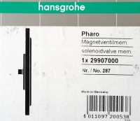 Hansgrohe Ventilmembrane Pharo Duschtempel BUe 287 29907000
