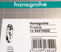 Hansgrohe Escutcheon for bath/shower mixer Axor Allegroh f concealed instalhole chrome 94270000