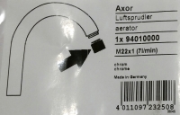Hansgrohe Aerator Axor Starck for 3-hole chrome 94010000