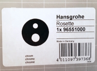 Hansgrohe Rosette MTC  Absperrventil ibox universal chrom 96551000