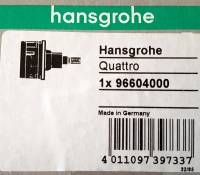 Hansgrohe Einsatz fuer Quattro ab 03/01 kurze Spindel 96604000
