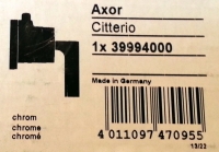 Hansgrohe Handle for thermostat Axor Citterio Thermostat chrome 39994000