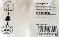 Hansgrohe Schnappeinsatz Axor Griff mit Schraube 94184000