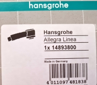 Hansgrohe Ausziehbrause Allegra Linea Edelstahl-Optik 14893800