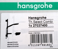 Hansgrohe Ecostat Select Combi set 3-jet hand shower w Raindance Select 150 27037400