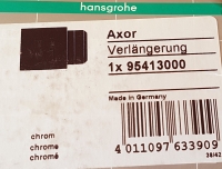Hansgrohe Verlaengerung zu Axor Massaud Waschtischarmatur Wand 95413000