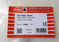 Helios ELF-KWL 60/4/4 Ersatz-Luftfilter zu KWL EC 60 9445