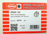 Helios RSKK 125 Back draught shutter DN 125 mm 5107 05107