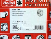 Helios RRK 100 Centrifugal in-line fan ventilator, 1-PH 5973 05973