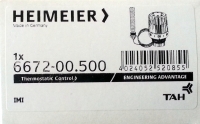 Heimeier TA Thermostatkopf K mit Wendel Tauchfuehler 20-70 Grad C 6672-00.500