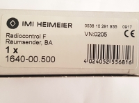 Heimeier TA Radiocontrol F Raumsender mit Schalter einschliesslich Batterie 1640-00.500