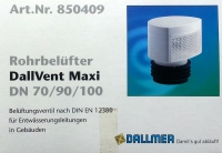 Dallmer Rohrbeluefter DallVent Maxi DN 70 / DN 100 850409