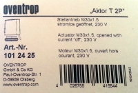 Oventrop Elektrothermischer Stellantrieb  Aktor T 2P , 230V, stromlos geffnet 1012425