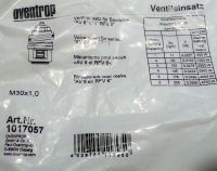 Oventrop Ventileinsatz fr Baureihe AV 6  u. RFV 6 ,DN10-DN20 fr Ventile M30 x 1.0 1017057