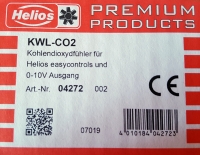 Helios KWL-CO2 Carbondioxide sensor for KWL-CO2 4272 04272