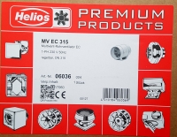 Helios MV EC 315 Multivent-Rohrventilator EC MV EC 315 6036