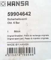 Hansa Sicherheitsventil Oberteil 6 Bar 59904642