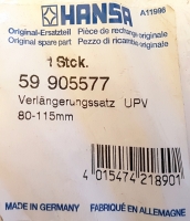 Hansa  Extension set for Concealed installation  valve chrome 59905577