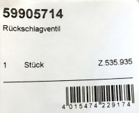 Hansa Rueckflussverhinderer 59905714