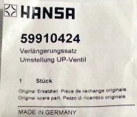 Hansa  Extension set Concealed installation  valve chrome 59910424