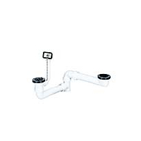 Dallmer Ab- und Ueberlauf-Set 023 U 1 1/2 Zoll 110305