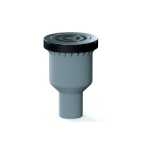 DALLMER Duschwannenablauf ORIO V  Select, Edelstahl matt, DN 50 161321