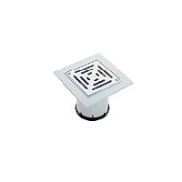 Dallmer Aufsatz PVC-KEN 10 Rost verschraubt 150 x 150 mm 510037