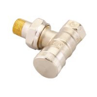 Danfoss Ruecklaufverschraubung RLV 10 R 3/8 Eck vernickelt 003L0141