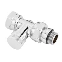 Danfoss Ruecklaufverschraubung RLV-CX 15 R 1/2 Durchgang verchromt 003L0274