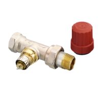 Danfoss Ventilgehaeuse RA-N 15 R 1/2 Durchgang matt vernickelt 013G0034
