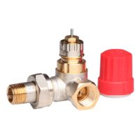 Danfoss Ventilgehaeuse RA-N 10 R 3/8 WE rechts matt vernickelt 013G0231