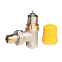 Danfoss Ventilgehaeuse RA-UN 10 R 3/8 Eck matt vernickelt 013G3001