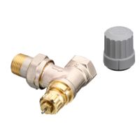 Danfoss Ventilgehaeuse RA-FN 15 R 1/2 Eck vernickelt Einb.i.d.Ruecklau 013G3227