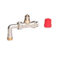 Danfoss Ventilgehaeuse RA-K Durchgang mit Bogen R 1/2 kv: 2 5 013G3363