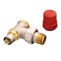 Danfoss Ventilgehaeuse RA-N 15 3/4 A Eck matt vernickelt 013G4201