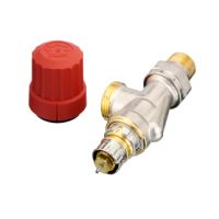 Danfoss Ventilgehaeuse RA-N 15 3/4 A UK (Axial) matt vernickelt 013G4203