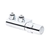 Danfoss Anschlussarmatur VHX Duo Set R 1/2 Eck Chrom 013G4279