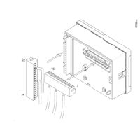 Danfoss Einbausatz fr Tafelmontage fr ECL Comfort 210, 296 und 310 087H3242