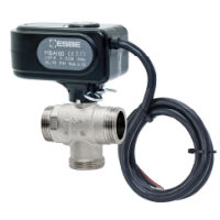 ESBE Motorkugelhahn MBA132 DN25 Kvs11,3 als 3 Wege Zonenventil,230V, AG1.1/4\