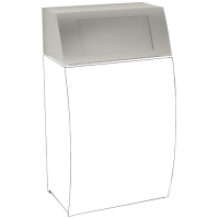 Franke Klappdeckelaufsatz, STRATOS, Edst., 396x183x229 mm 2000057231