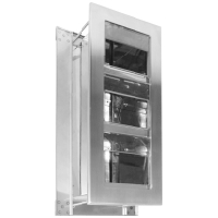 Franke WC-Dreifachrollenhalter, HEAVY DUTY, Edelstahl, Unterputz, 240x498x174 mm 2000103188