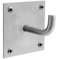Franke Kleiderhaken, HEAVY DUTY, Edst., 80x80x65 mm, Befestigung von vorn 2030022465