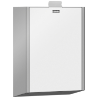 Franke Hygieneabfallbeh., EXOS, Edelstahl, 230x346x125 mm, AP, Front ESG wei, 3,7l 2030030111