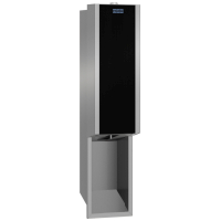Franke Seifensp., EXOS, elek., Edelstahl, UP, 124x500x120mm, Front ESG schwarz 2030034641