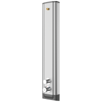 Franke Duschpaneel, F5, hydr., Edelstahl, Thermostat, f. Duschkopf 2030056541