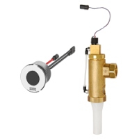Franke WC-Spler, F5, elek., DN20,  Hinterwandmontage, f. Batt./Netzteil 2030062326
